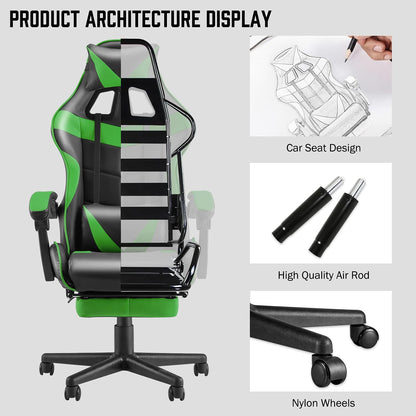 Gaming Chair Racing Chair + Desk