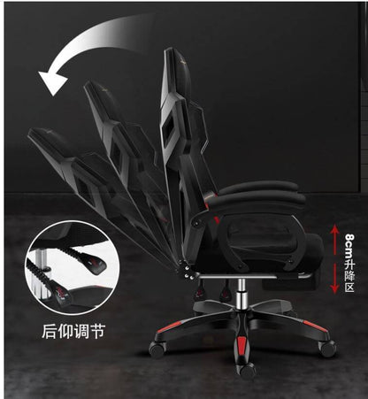 Gaming chair with footrest option