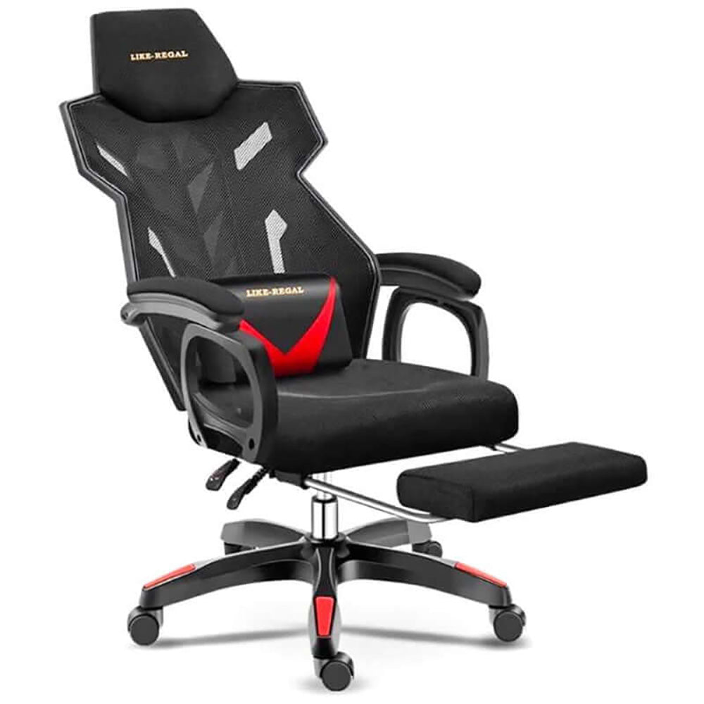 Gaming chair with headrest
