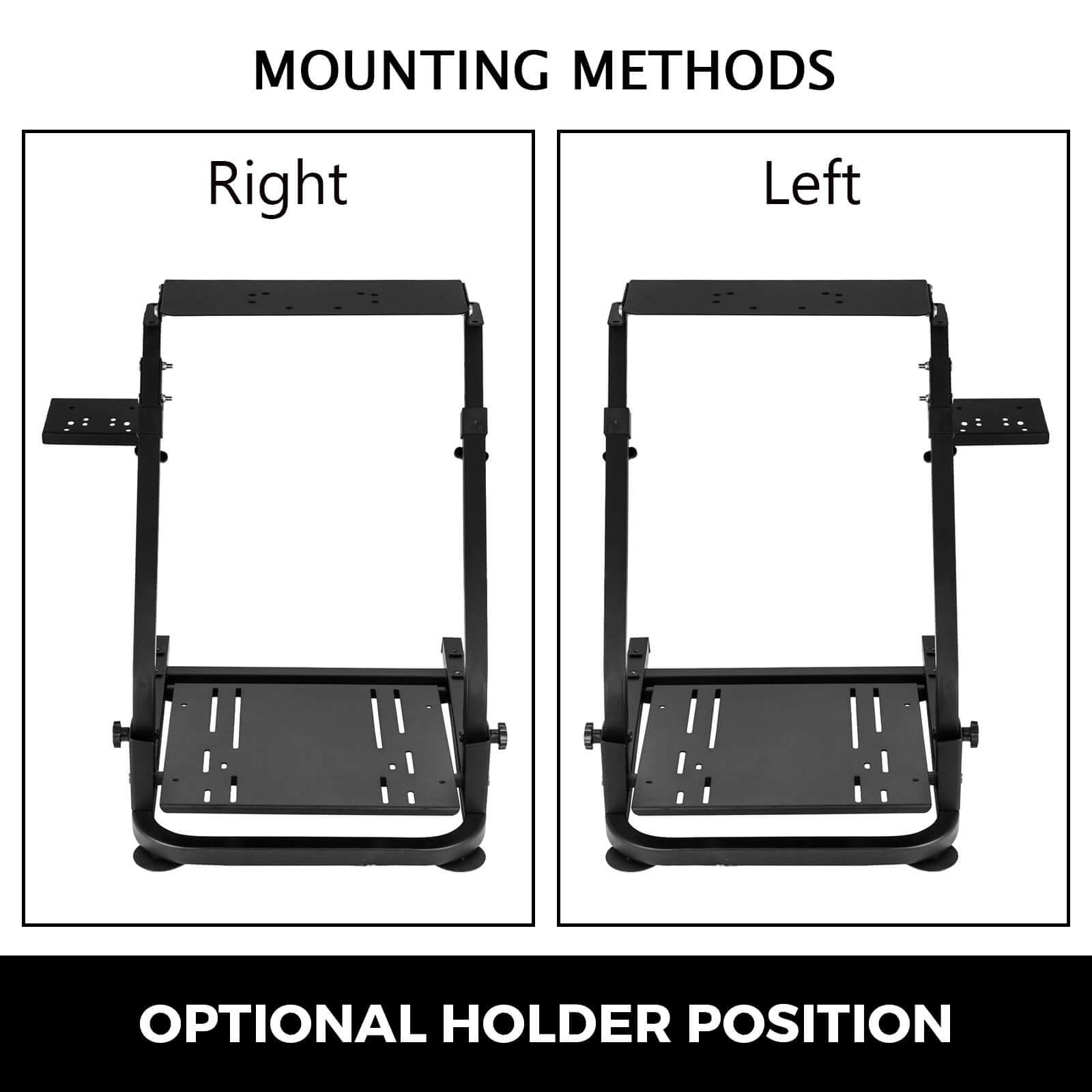 Gaming wheel stand rubber feet