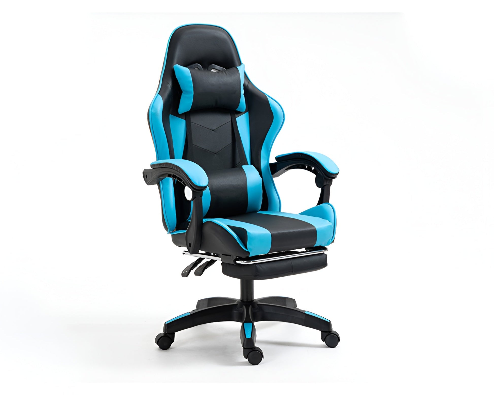 Gaming chair with adjustable height