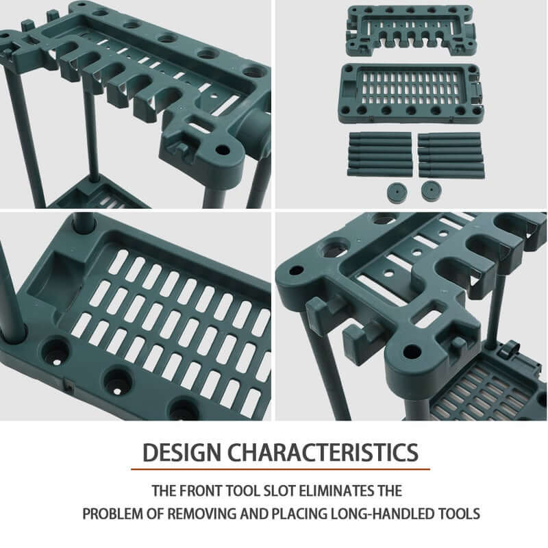 Garden Tool Organiser Handle Holder Green Tool Organizer - The Shopsite
