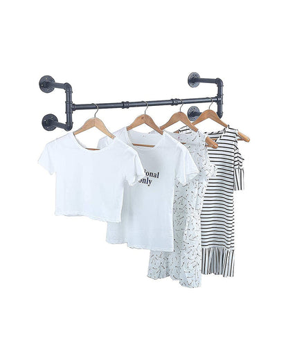 Pipe Wall Mounted Garment Rack - The Shopsite
