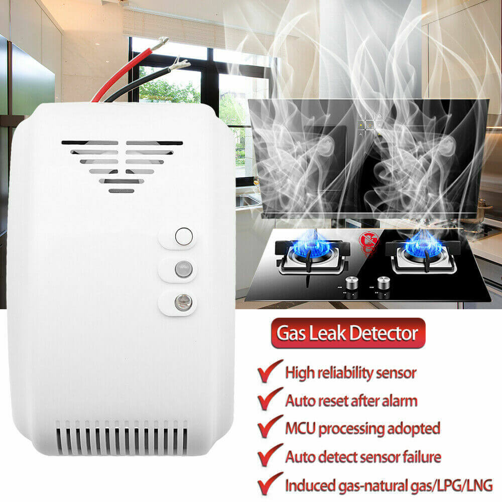 Gas detector wall mounted
