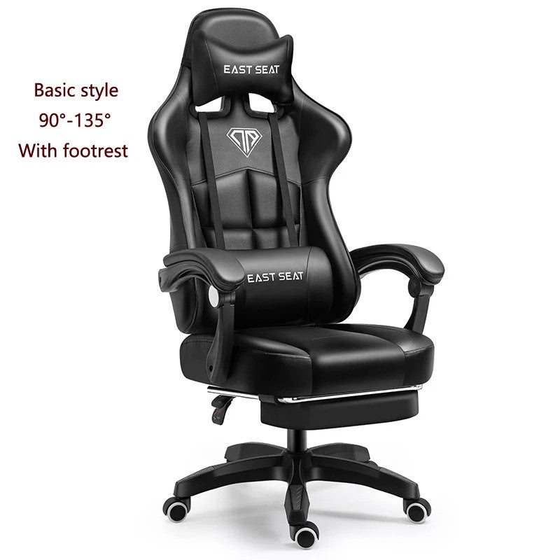 Gaming Chair – Ergonomic Reclining Gaming Chair with Footrest