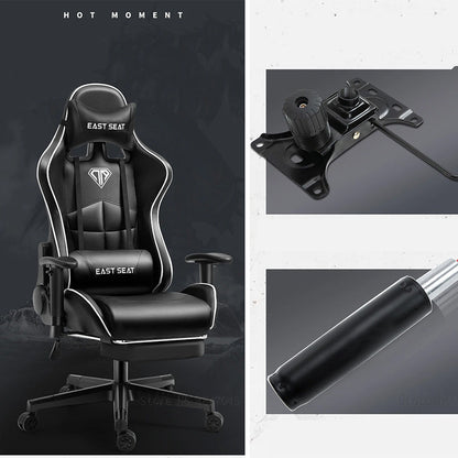 Gaming Chair – Ergonomic Reclining Gaming Chair with Footrest
