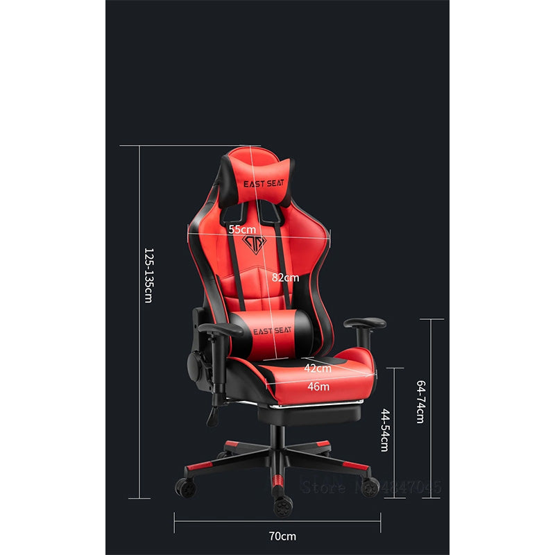 Gaming Chair – Ergonomic Reclining Gaming Chair with Footrest