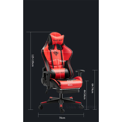 Gaming Chair – Ergonomic Reclining Gaming Chair with Footrest