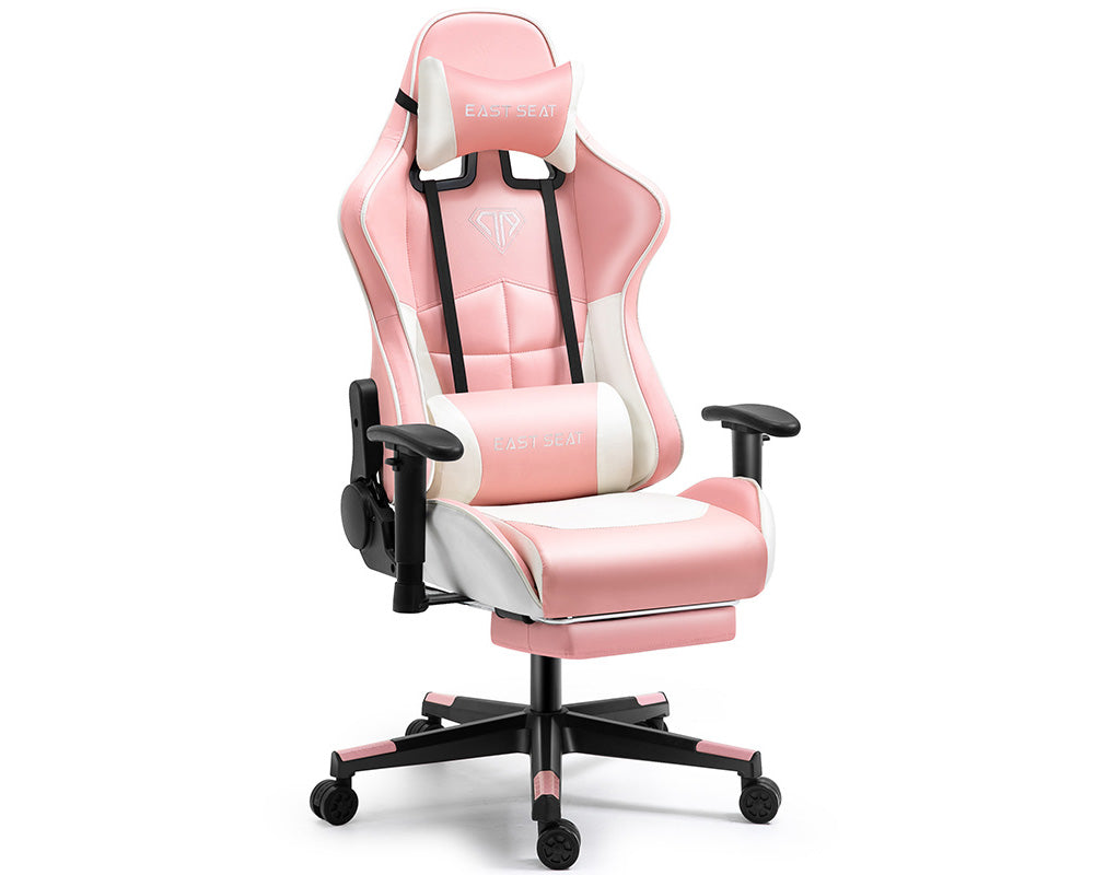 Gaming Chair – Ergonomic Reclining Gaming Chair with Footrest