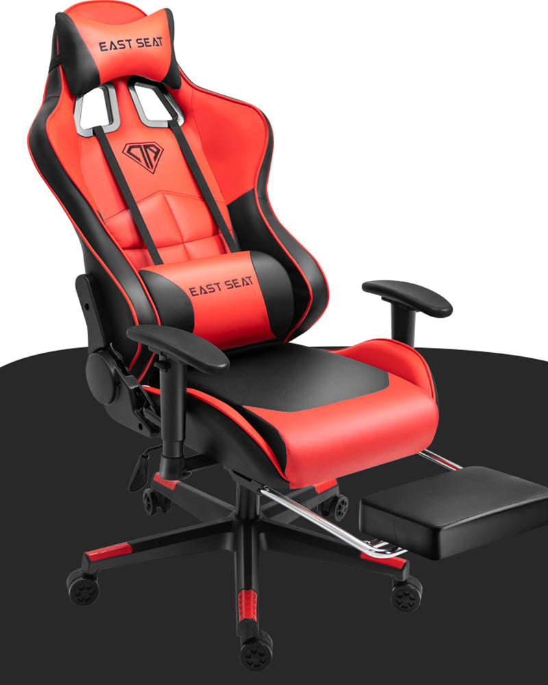 Gaming Chair – Ergonomic Reclining Gaming Chair with Footrest