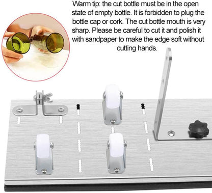 Glass Bottle Cutter Square & Round Bottle Cutting Machine - The Shopsite