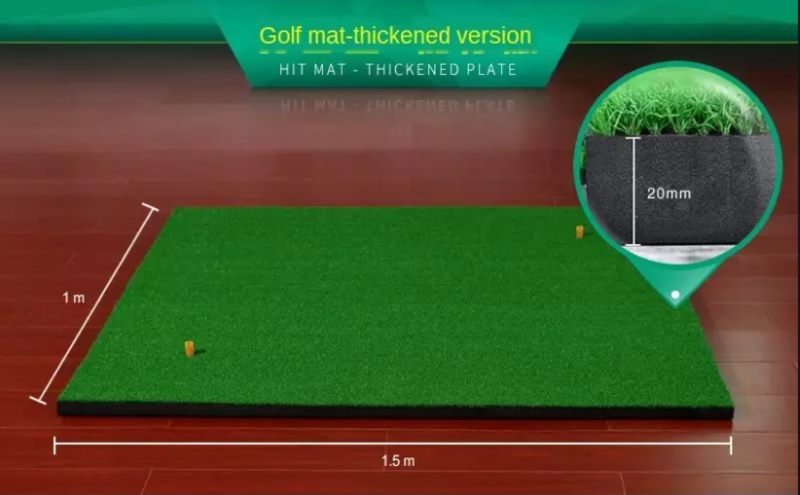 PGM Golf Practice Mat Hitting Mats 1.5M x 1M - The Shopsite