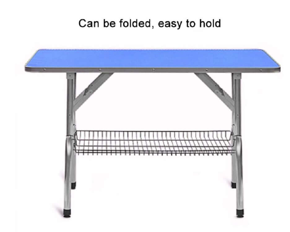 metal mesh frame table