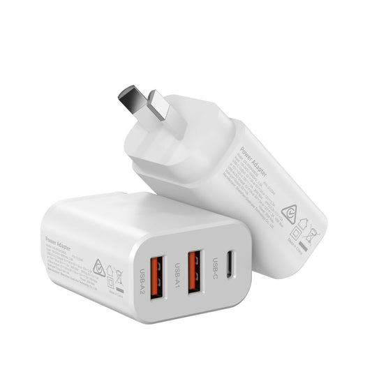 PD 30W Fast Charging Phone Wall Charger Dual USB Type C