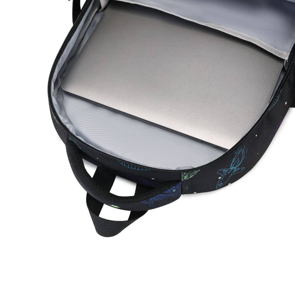 Black School Bag for Boys & Kids Backpack NZ | Galaxy Spaceship