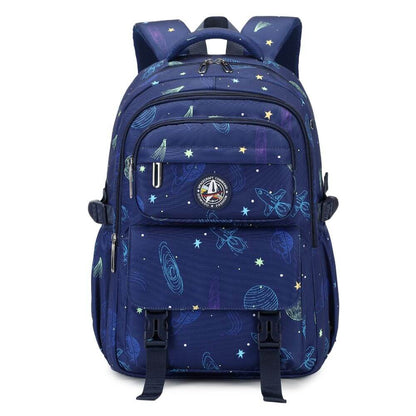 Black School Bag for Boys & Kids Backpack NZ | Galaxy Spaceship