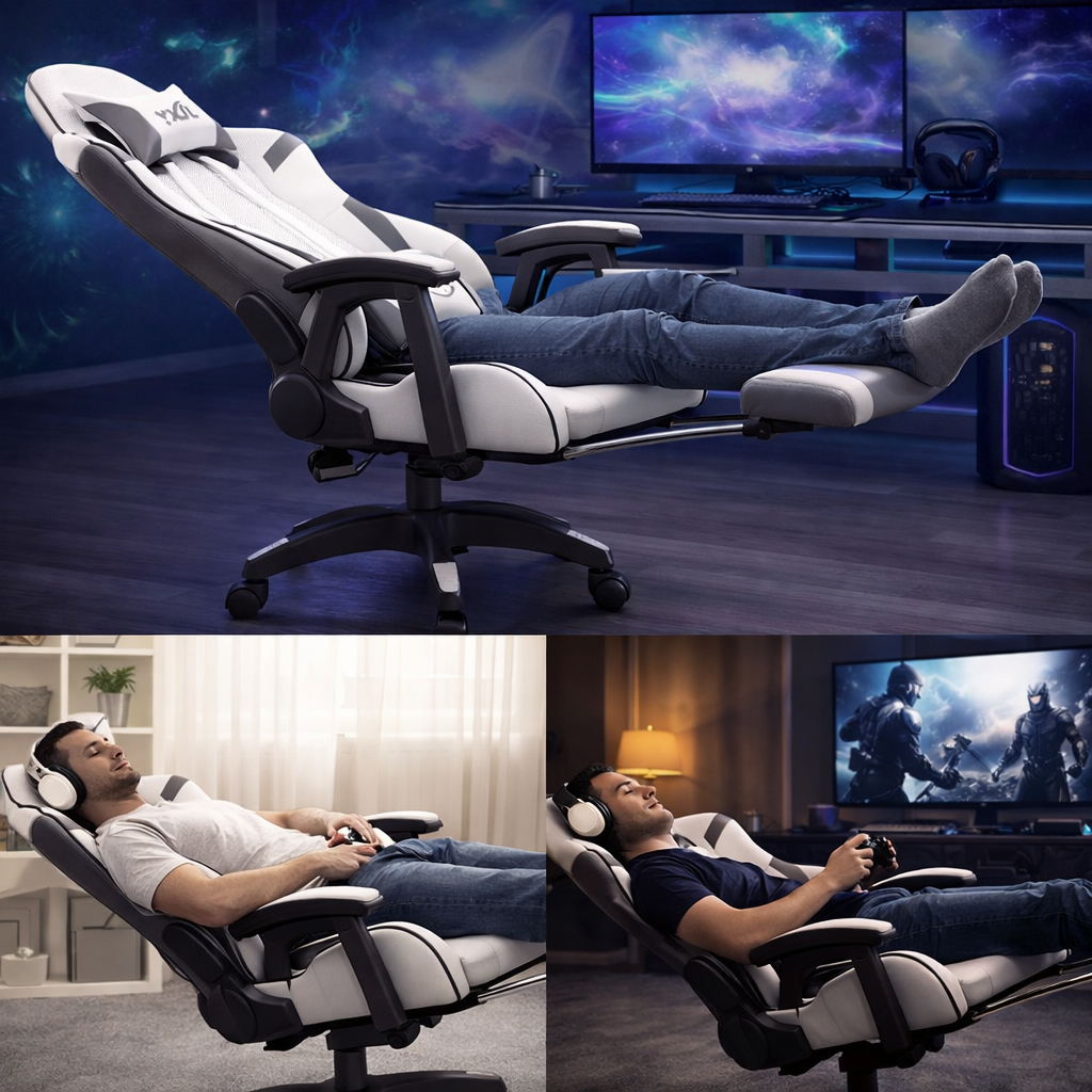 Gaming Chair Adjustable Ergonomic Rotating Task Chair