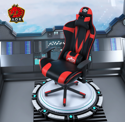 Widen Seat Gaming Chair Ergonomic Chair Adjustable with Headrest and Lumbar Support B