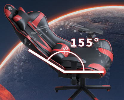 Widen Seat Gaming Chair Ergonomic Chair Adjustable with Headrest and Lumbar Support B