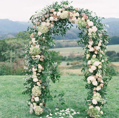 Metal Pergola Arbor, Outdoor Flower Garden Arch Trellis