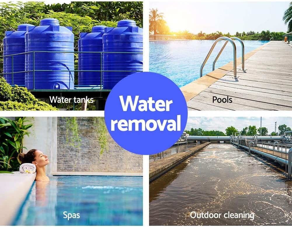 Garden Submersible Pump 1100W Dirty Water Bore Tank Well Steel Sewerage