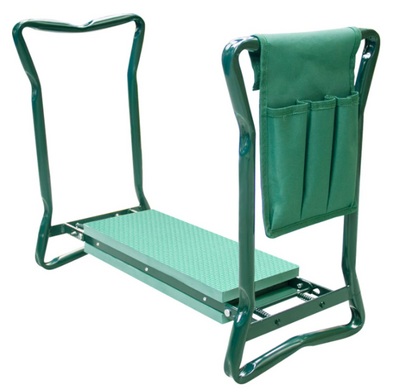 Garden Kneeler Seat with a Tool Pouch Garden Foldable Bench Stools