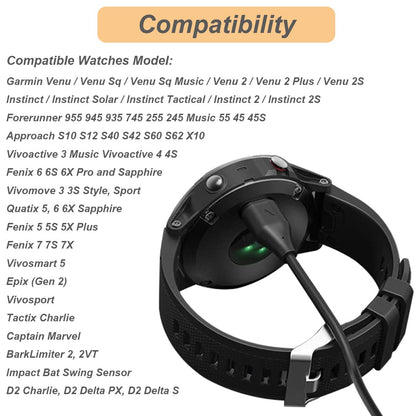 Garmin Watch Charging Cable