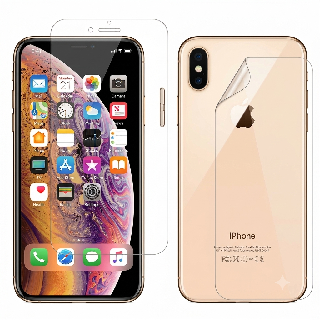 Hydrogel Screen Protector for iPhone XS (Screen & Back)