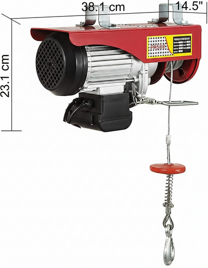 Electric Hoist Winch 500KG 12M