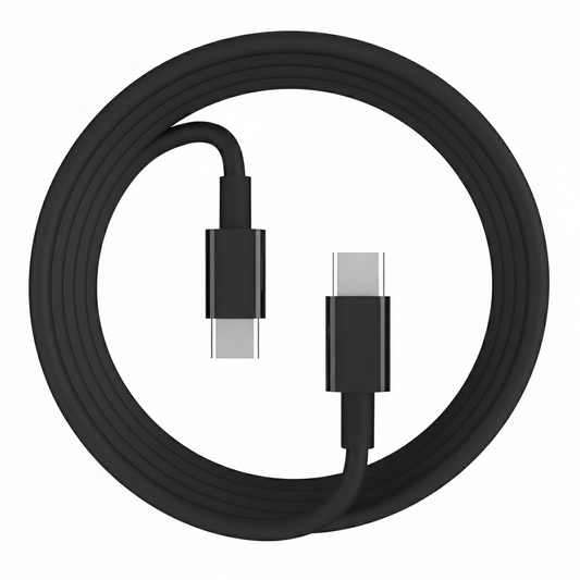 USB-C to USB-C Charger Cable for Vivo Phones (Black) 1m