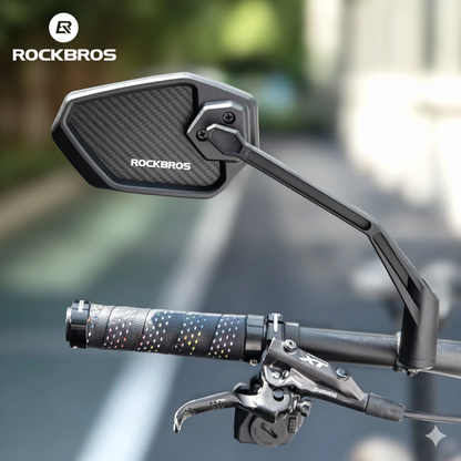 Bicycle Handlebar Rearview Mirror Adjustable for Mountain & Road Bikes