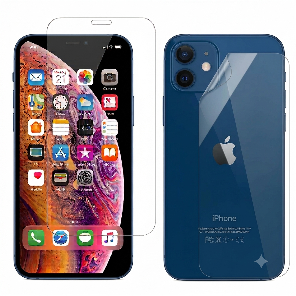 Hydrogel Screen Protector for iPhone 12 Mini (Screen & Back)