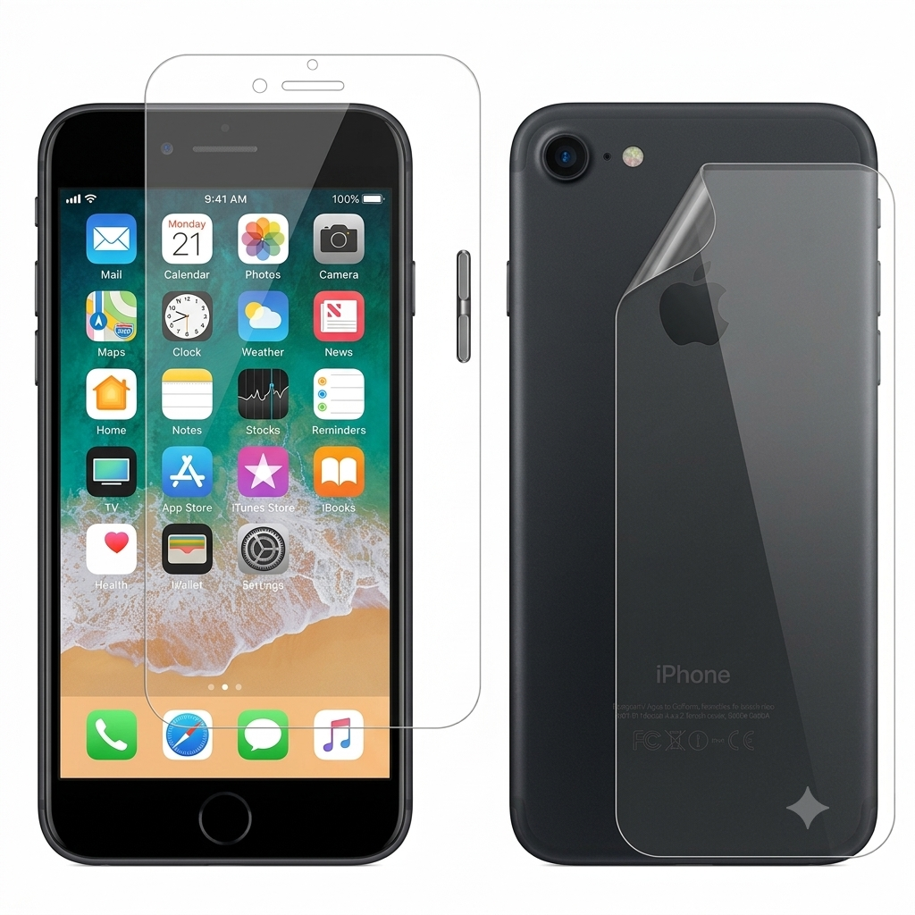 Hydrogel Screen Protector for iPhone 7 (Screen & Back)