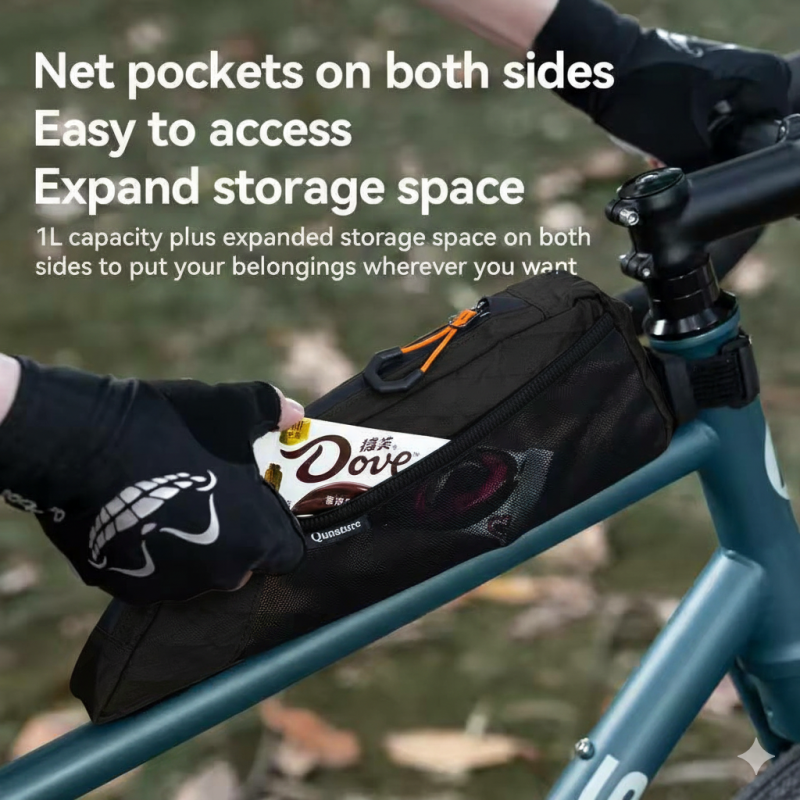 Cycling Top Tube Bag Front Frame Pouch for MTB & Road Bike
