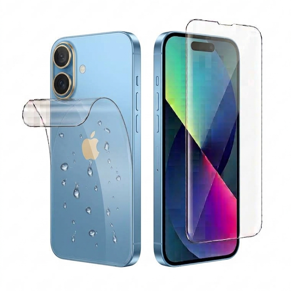 Hydrogel Screen Protector for iPhone 18 (Screen & Back)