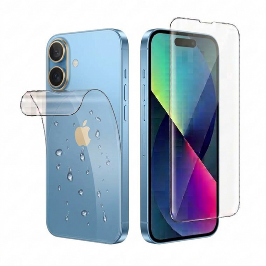 Hydrogel Screen Protector for iPhone 18 (Screen & Back)