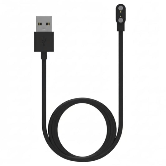 USB to Magnetic Charging Pad Charger Cable for Motorola SmartWatch  – (Moto Watch 40 / 70 / 120 / Watch Fit) (Black) 1m