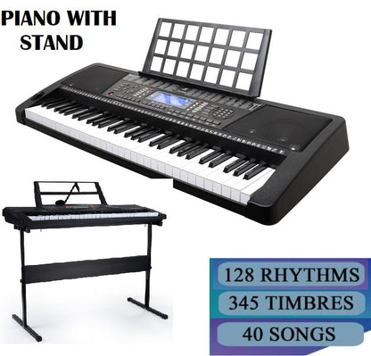 Electronic Keyboard Piano and Piano Stand