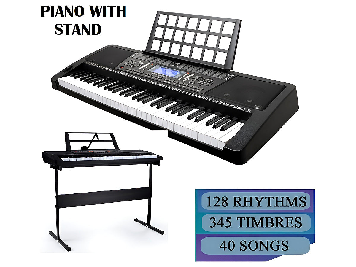 Electronic Keyboard Piano and Piano Stand
