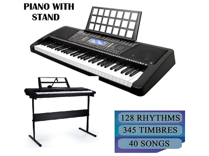 Electronic Keyboard Piano and Piano Stand