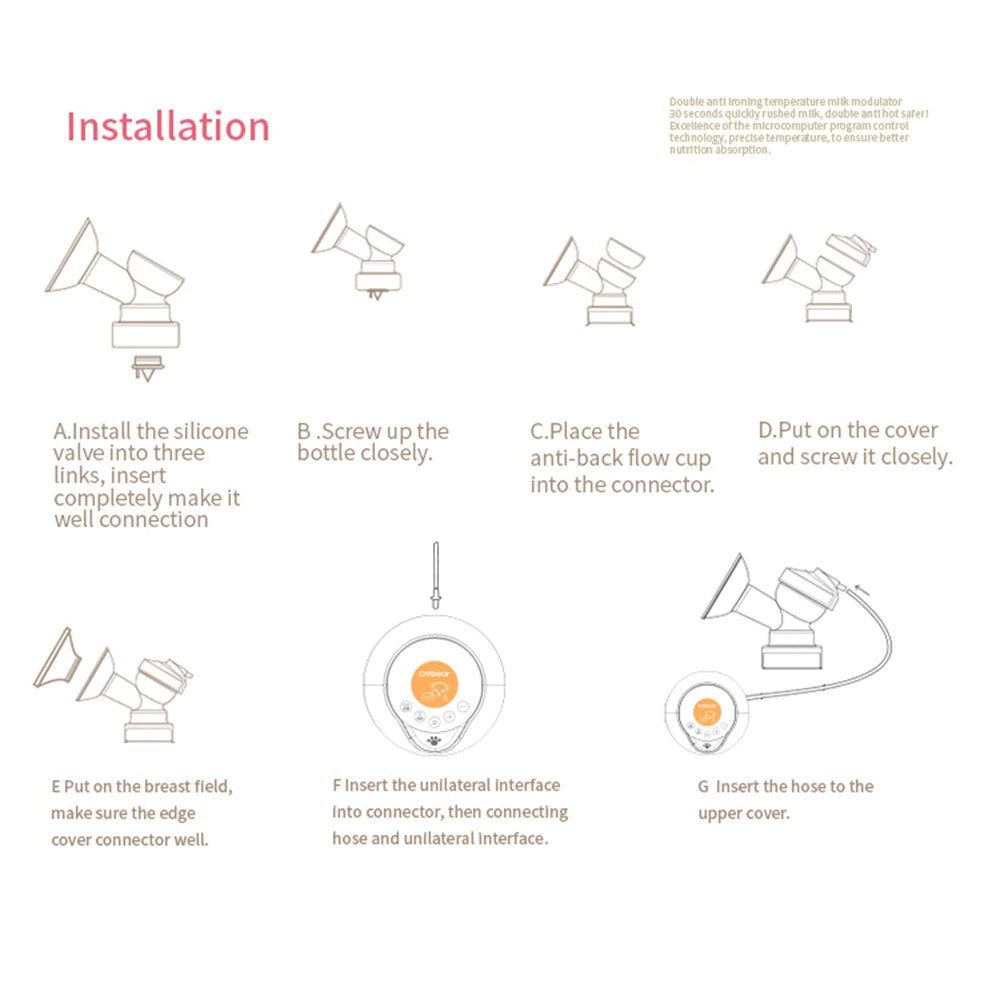 Breast Pump Intelligent Electric Breast Pump