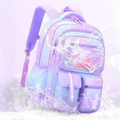 Aesthetic Kids Backpack & NZ Girls School Bags | Pink & Purple