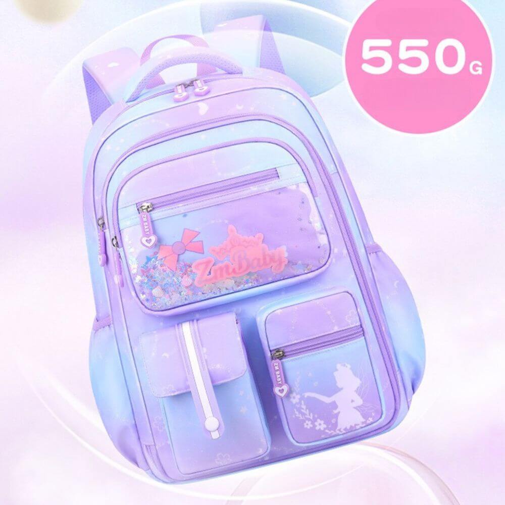 Aesthetic Kids Backpack & NZ Girls School Bags | Pink & Purple