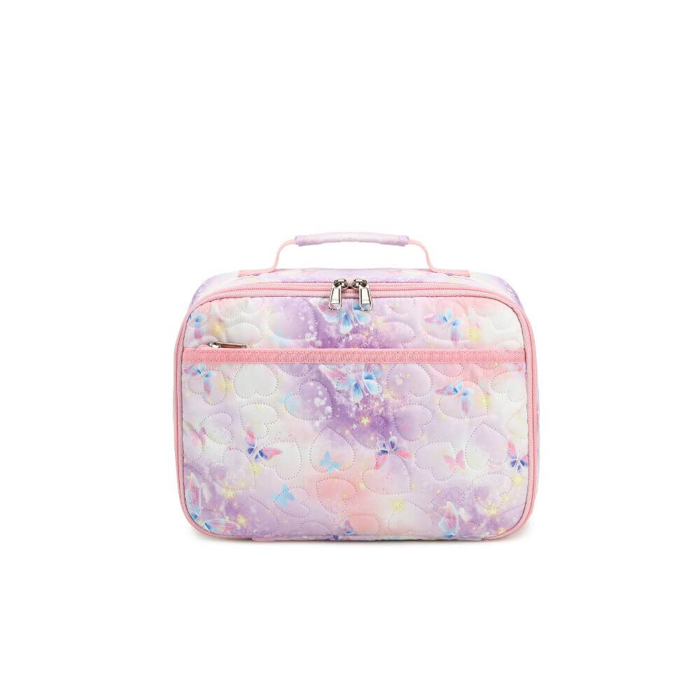 Pink Purple Girls School Bag Set & Kids Backpack | Butterfly