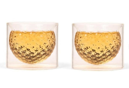 Golf Ball Glasses - Set of 2