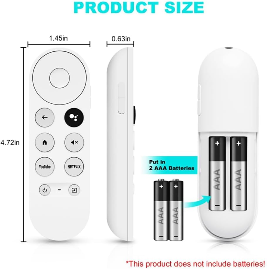 Chromecast Google TV Remote Replacement Compatible