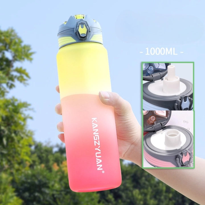 Fashional Sports Drink & Water Bottle with Scale 1000ml