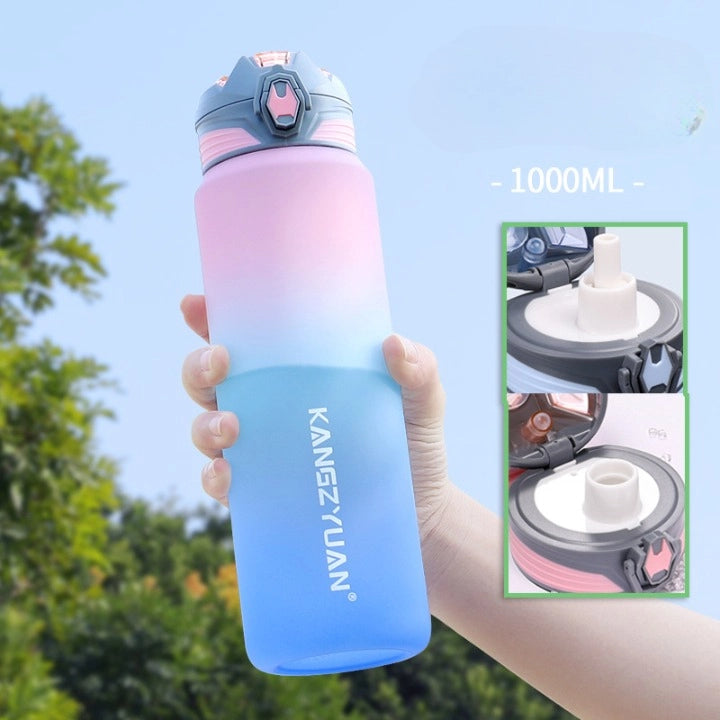 Fashional Sports Drink & Water Bottle with Scale 1000ml