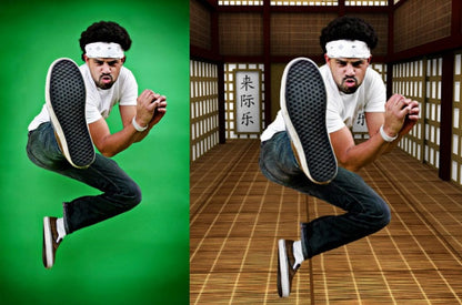 Chromakey Green Screen Backdrop