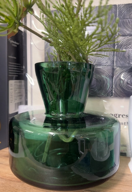 Contemporary Handmade glass vase